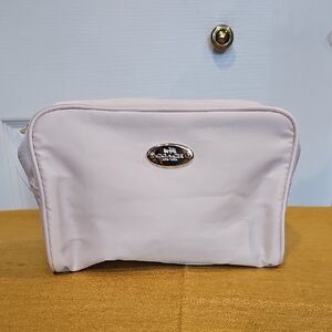 Coach Light Pink Cosmetic Bag
